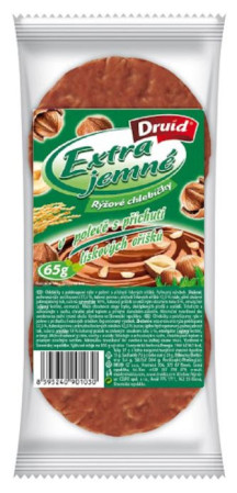 detail Druid rýžové chlebíčky 65g s lískooříškovou polevou (20)