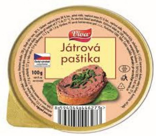 detail VIVA 100g Játrová paštika (20)