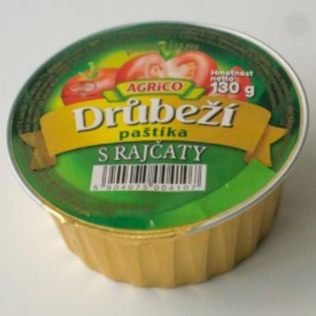chi tiết Agrico 130g drůbeží paštika s rajčaty (12)