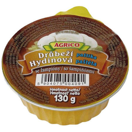 chi tiết Agrico 130g drůbeží paštika Žampiony (12)