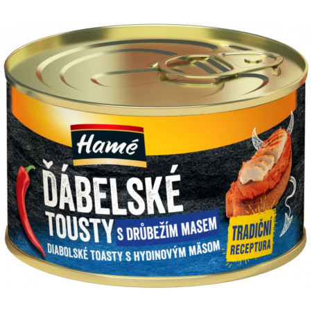detail HAMÉ 150g Ďabelské tousty s drůbežím masem (10)