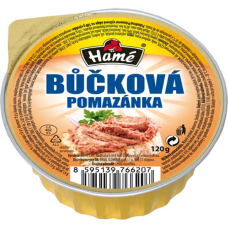 detail HAMÉ paštika 120g - Bůčková pomazánka (16)