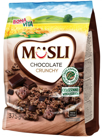 detail Bonavita Crunchy musli 375g s čokolády (12)