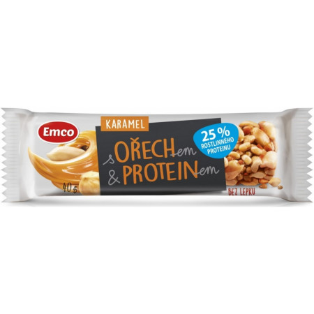 chi tiết EMCO Tyčinka ořechy 40g protein karamel (20)