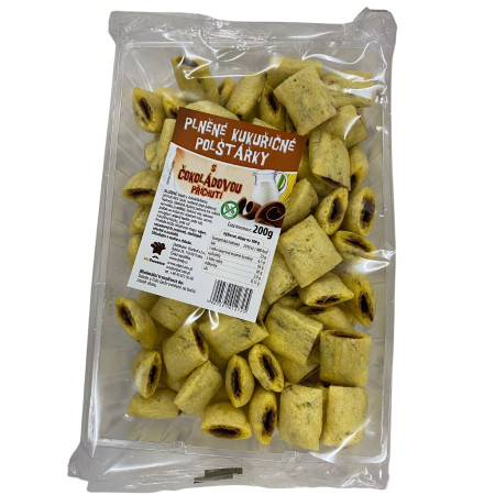 detail MrSweetso Plněné polštářky kukuřičné 200g Čokoládové (11)