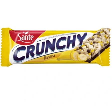 detail Sante Crunchy (musli) tyčinky 40g Banánová v čokoládě (25)