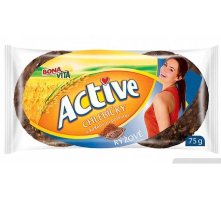 detail Bonavita chlebíčky 75g rýžové s kakaovou polevou (10)