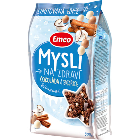 chi tiết EMCO Mysli 500g křupavé čokoláda a skořice (12)