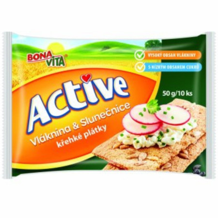 detail Bonavita Křupavé plátky 70g Vláknina a Slunečnice (16)