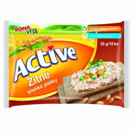 detail Bonavita Křupavé plátky 55g Žitné (18)