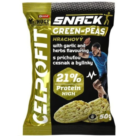 detail Druid fit snack 50g Hrachový s pří. česneku a bylin (18)