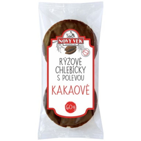 detail Nový Věk Chlebíčky polomáčené 60g rýžové mléčno - kakaové (20)