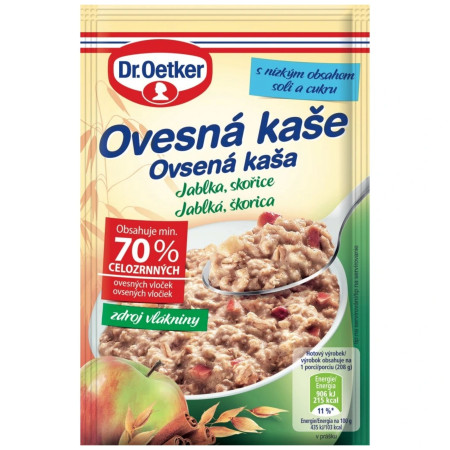detail Dr. Oetker Ovesná kaše 55g Jablka, Skořice (18)