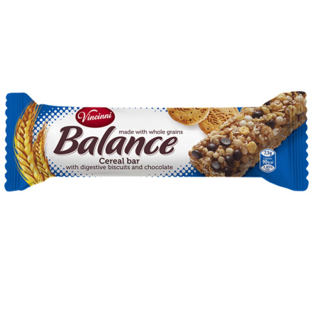 detail Vincinni Balance (cereal) tyčinky 23g Chocolate (24)