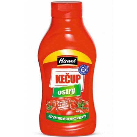 detail HAMÉ Kečup 900g Ostrý (10)
