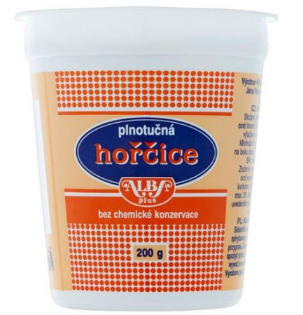 chi tiết Alba hořčice 200g plnotučná (22)
