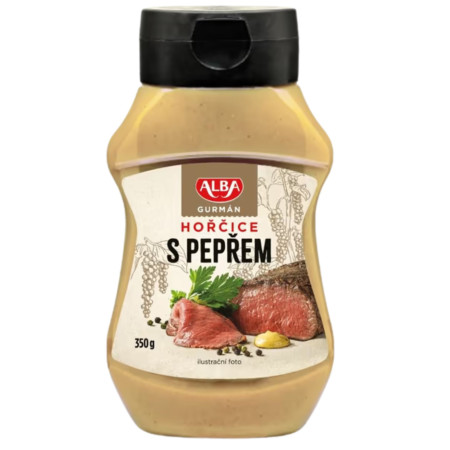 detail Alba hořčice 350g s pepřem (8)