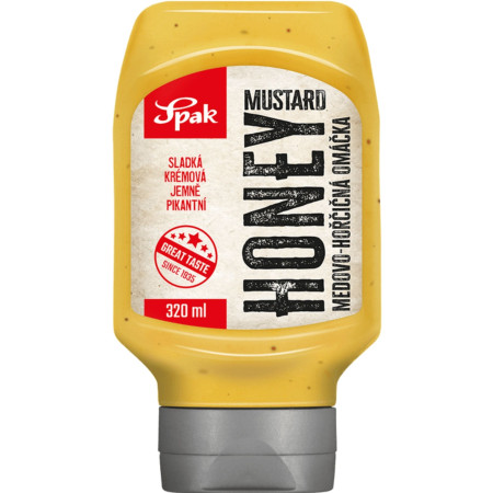 detail ŠPAK 320ml Omáčka PET Honey Mustard (6)