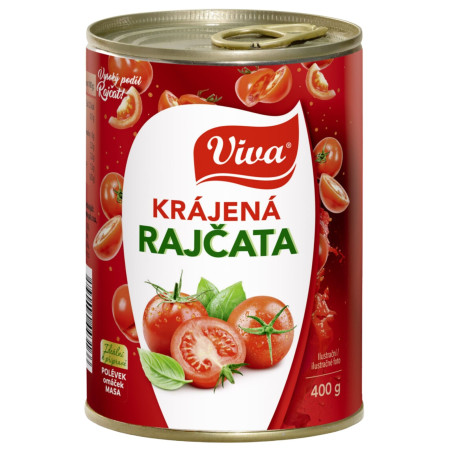 detail VIVA Rajčata krájená 400g (12)