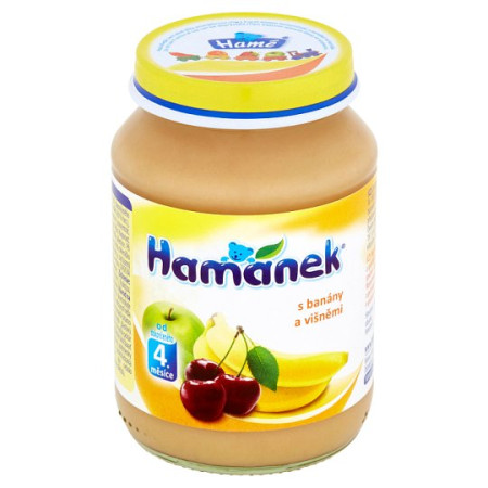 detail Hamánek 190g Banán višeň
