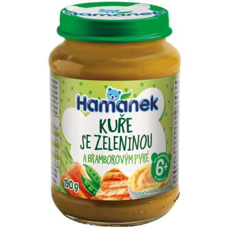 detail Hamánek 190g Kuře se zeleninou a bramborovým pyré (8)