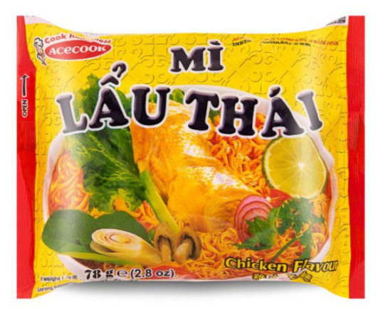 chi tiết Mi Lau Thai instantní nudle 78g kuřecí (30)