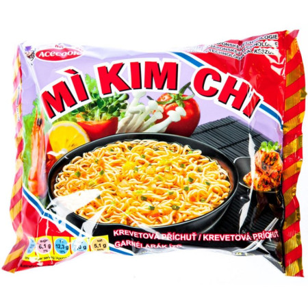 chi tiết Mi kim chi instantní nudle 75g krevetové (30)