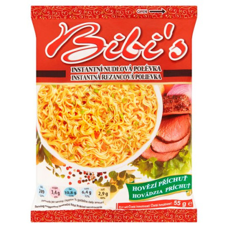 chi tiết BIBIS Instantní polévka Hovězí 55g (100)