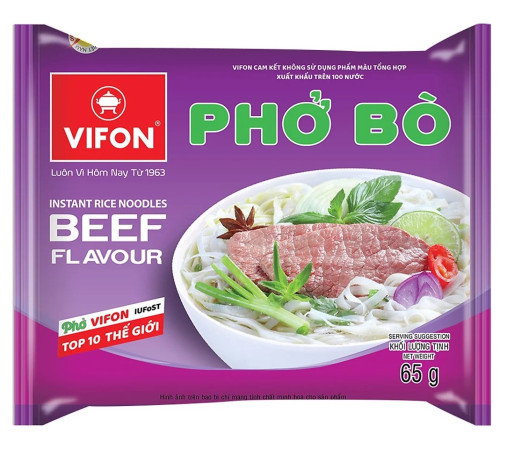 detail Vifon Pho 65g / 60g instantní nudle hovězí (Pho Bo) (30)