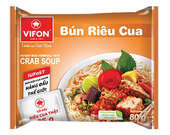 detail Vifon 80g instantní nudle krabí (BUN RIEU CUA) (30)