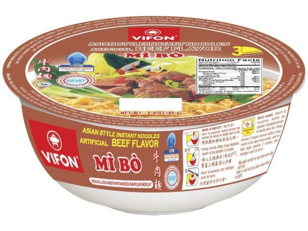 chi tiết Vifon 85g instantní nudle v misce hovezí (MI BAT BO) (12)