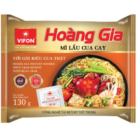detail Vifon Hoang gia instantní nudle Krabí 130g (MI LAU CUA CAY) (18)