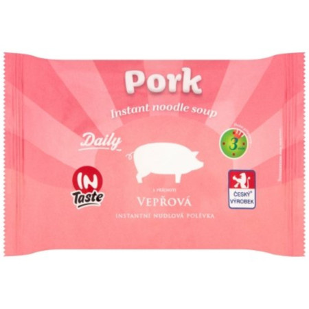 detail InTaste Daily instantní polévka 60g Vepřová (36)