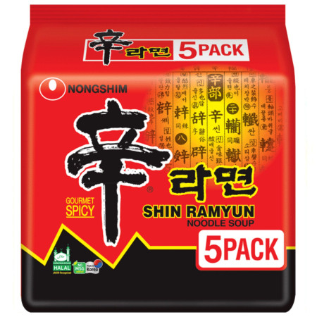 chi tiết Nongshim Shin Ramyun Multipack 120g (5)