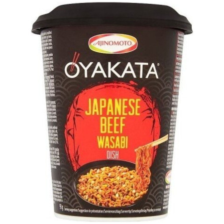 detail Oyakata Instantní nudle Cup 93g Beef Wasabi (Mi coc) (8)