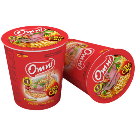 detail Omni 65g KELÍMEK (Vi Bo Cay) Instantní nudle s pikantní hovězí (24)