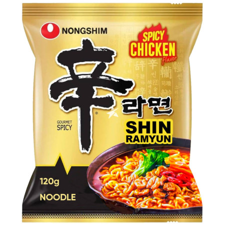 chi tiết Nongshim Shin Ramyun Spicy Chicken 120g (20)