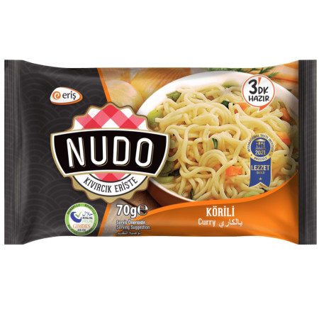 detail Nudo instantní nudle 70g sáček Korili Curry (40)