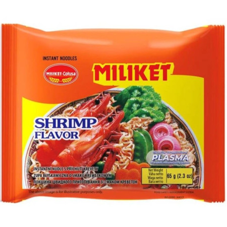 chi tiết Miliket Instantní nudle 65g Krevetové (24)