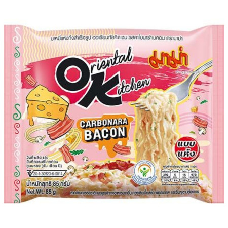 detail Mama (Oriental Kitchen) instantní nudle 85g Carbonara Bacon (Mi an lien) (20)