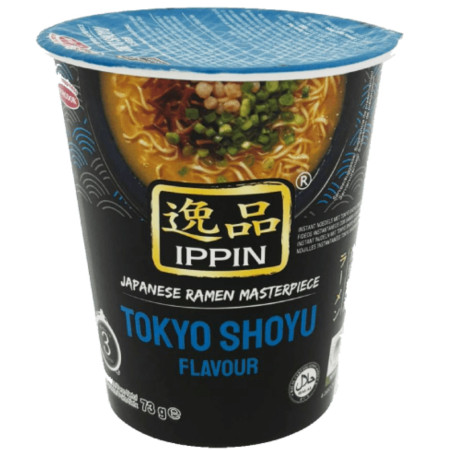 detail IPPIN cup instantní ramen 73g Tokyo Shoyu (16)