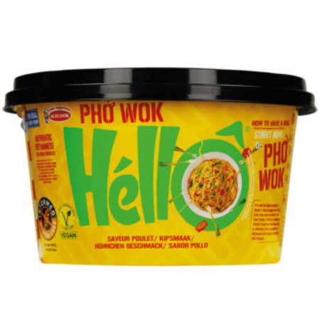 detail Pho WOK HELLO instantní polévka v misce 76g kuřecí (12)