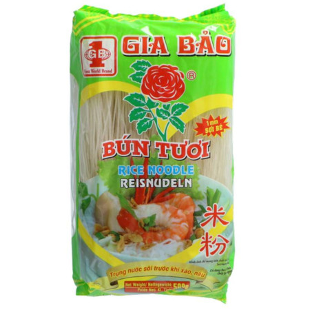 chi tiết GIA BAO rýžové nudle 500g 1mm (Bun tuoi Hoa Hong soi nho) (20)