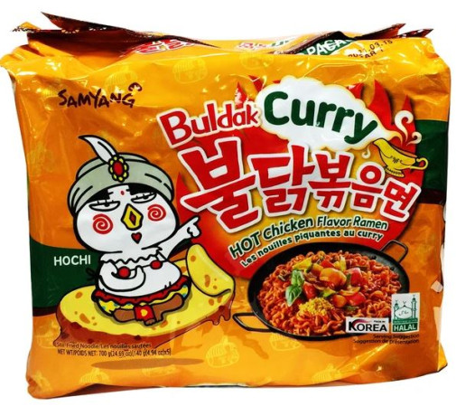 detail Samyang Buldak 140g Chicken Curry (Mi cay HQ) (5)