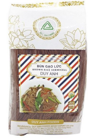 chi tiết Duy Anh rýžové nudle vlasové 400g celozrné (Bun Gao Lut)