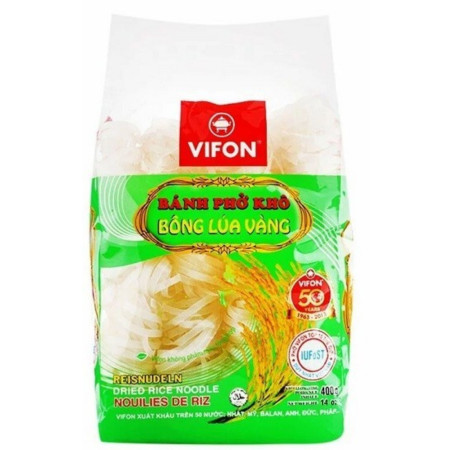 chi tiết Vifon Bong lua vang rýžové nudle široké 400g (Pho kho)