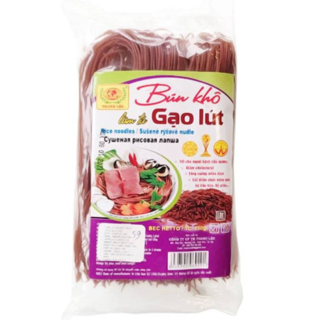 chi tiết Thanh Loc červené rýžové nudle 250g Bun gao lut (30)