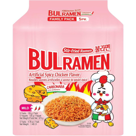 chi tiết BULRamen Carbonara Spicy Chicken 135g (5)