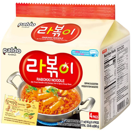 detail Paldo Rabokki Noodle 145g Korean nudle (4)