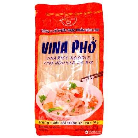 detail VINA PHO rýžové široké nudle 200g (BICH CHI) (20)